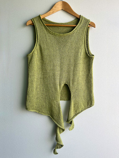 Elio Knot Tank Top flat lay