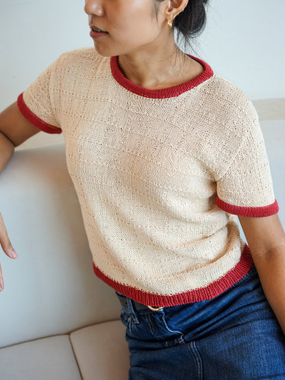 The Nancy Tee worn, front view
